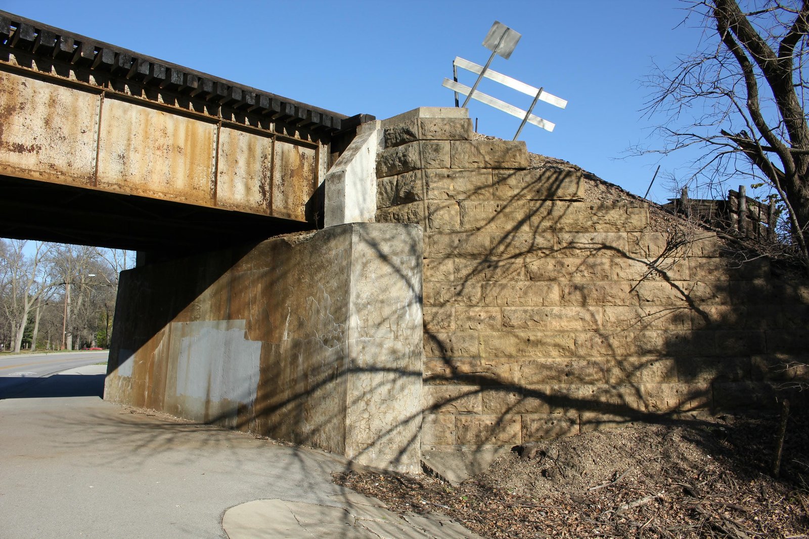 East abutment